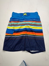 Cat Jack Swim Trunks Striped Colorblock - Boys XL Husky
