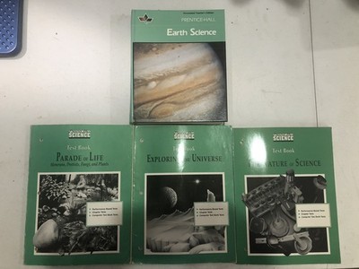 4 Sets Prentice Hall Science Activity Book Earth Chemistry Weather Ecology Heat