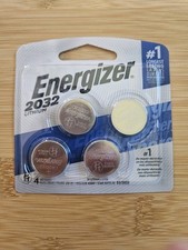Energizer CR2032 3V Lithium Coin Cell Batteries - 4 Count Exp 3/2033