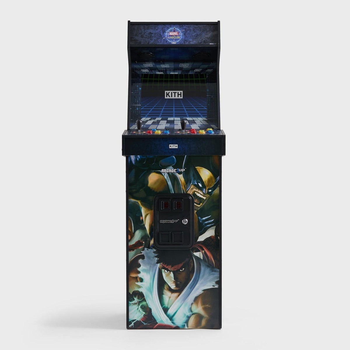 KITH for ARCADE1UP Marvel vs Capcom 2 II Arcade Cabinet + Stool In