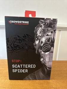 CrowdStrike “Scattered Spider” Cybersecurity Figure Collectible Promo Display