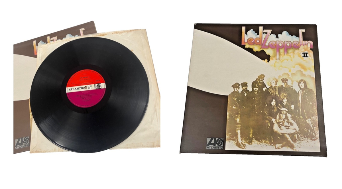 Led Zeppelin II 2 Original 1969 UK Atlantic Red Plum Vinyl