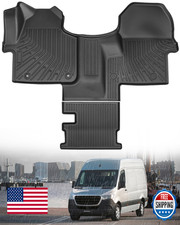 Icyhaws  Floor Mats Compatible w/ Mercedes Sprinter 2500/3500 2019-2025 1st Row