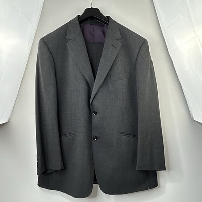 John Lewis Anzug 100% Wolle Grau 42 S 34R Tailored Formal
