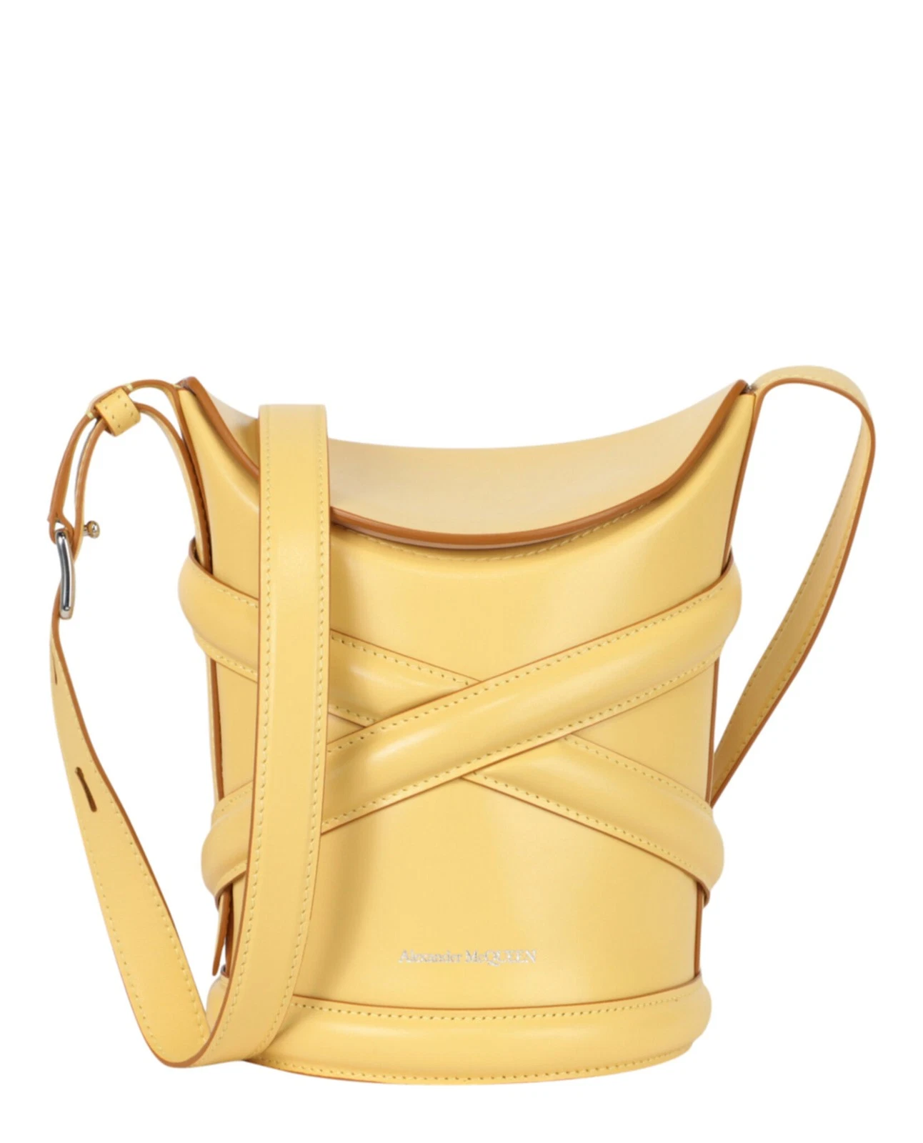 Alexander McQueen Womens The Curve Bucket Bag