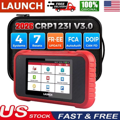 LAUNCH CRP123I v3.0 OBDII Scanner Car Engine ABS SRS Transmission TPMS DPF Oil*^