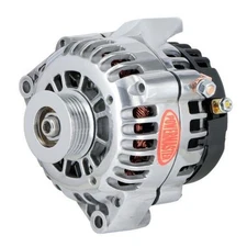 Powermaster Alternator 684061; 165 Amp Polished CS130D for Chevy