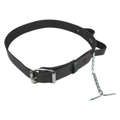 KLEIN TOOLS 5207L Black,Tool Belt,Leather 2DFU6