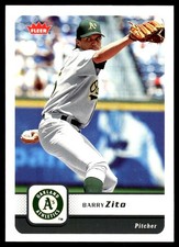 Barry Zito 2006 Fleer #28 Oakland Athletics MLB READ FREE SHIPPING AutographDen