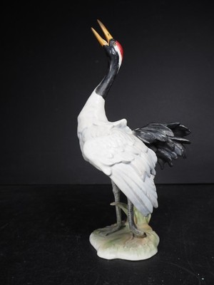 Goebel Porcalain Figur Mandschurenkranich 25 cm hoch