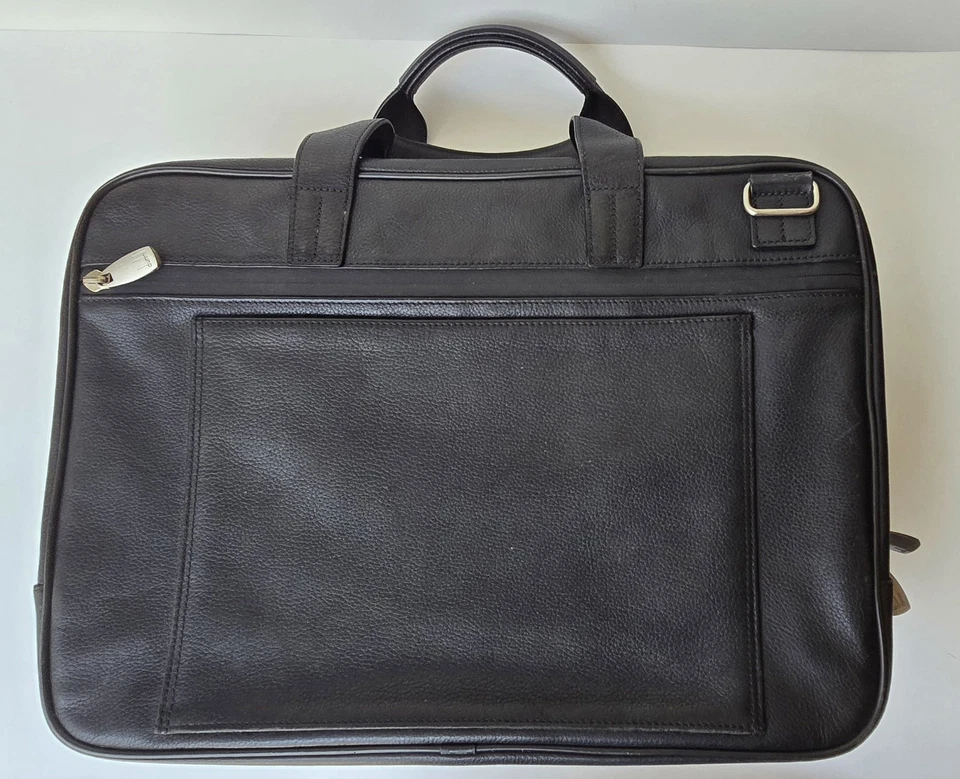 Maletín Dunhill Business Bag cuero granulado negro  Foto 2 de 4