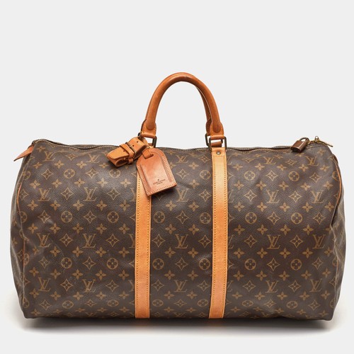 Louis Vuitton Keepall 55 Monogram Canvas Bag