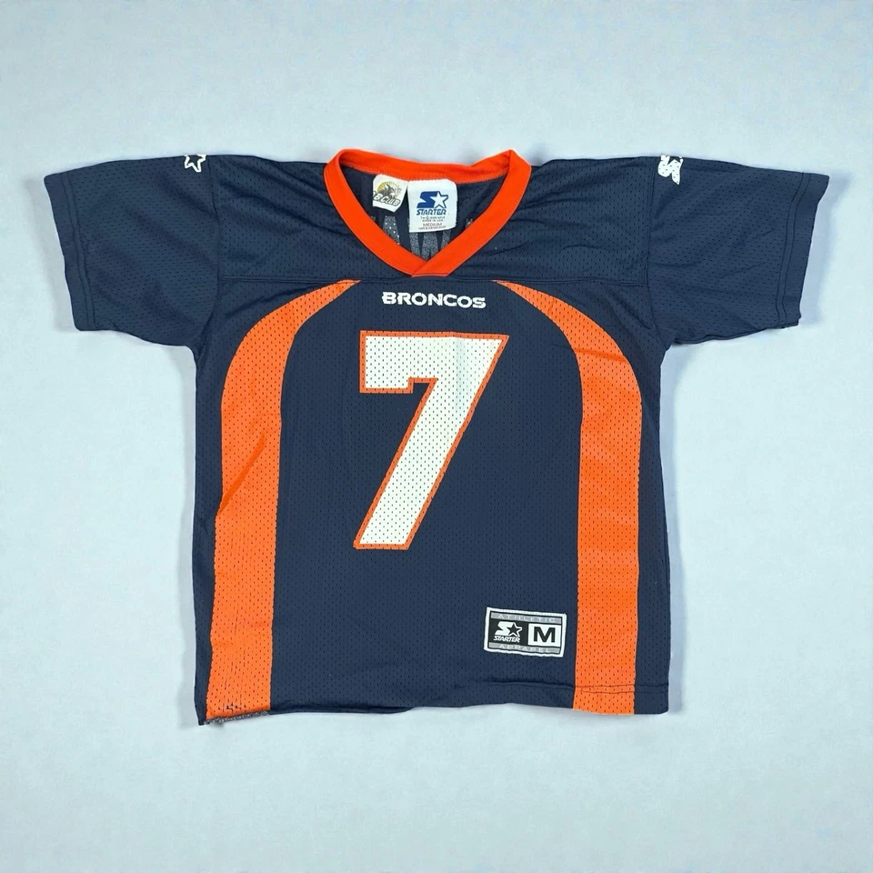 Camiseta De Colección Starter Años 90 EE. UU. John Elway Denver Broncos Juvenil Azul NFL Talla M Foto 2 de 4