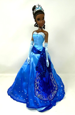 Tiana Disney Princess and the Frog BLUE DRESS Limited Edition 17  Doll