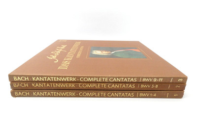 Bach Das Kantatenwerk Complete Cantatas Vol 1-3 Telefunken LP Box Set BWV 1-11