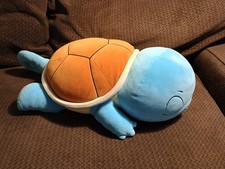 Nintendo Pokemon 18 Super Soft Sleeping Squirtle Stuffed Animal 2023 Game Freak
