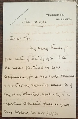 South Africa Founding Father - Sir Edgar Harris Walton (1856-1942) Signed Letter - Photo 1/2