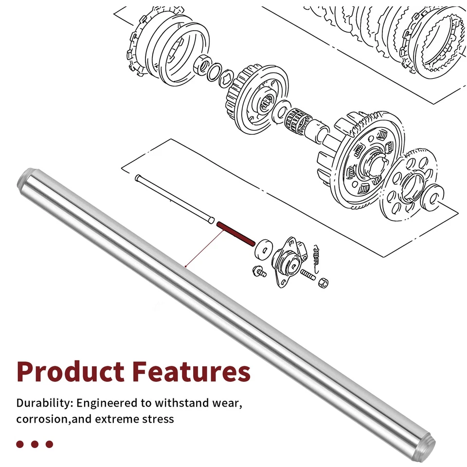 Left Clutch Push Rod For Suzuki GSXR1100 1986-1988 GSXR750 1986-1987 23111-15501 - Image 2 of 4