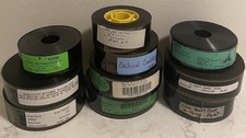 Lot Of 10 Different 35MM MOVIE THEATER TRAILERS, Flat- See Desc For Titles