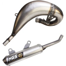 HGS Exhaust KTM 125 Front Header + Tail Pipe Complete System 2019-2022 CARB BIKE