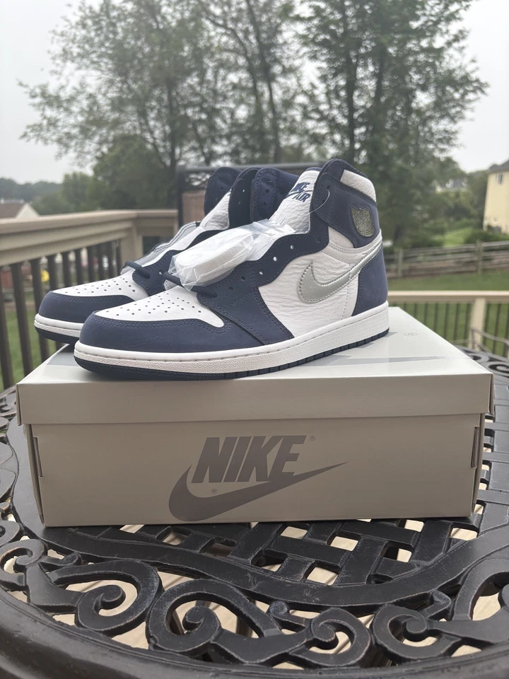 Jordan 1 Retro High CO.JP Midnight Navy Size 10.5 - Image 2 of 4