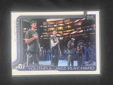 2025-26 Topps #290 Jazz Dance!: Youthful Jazz Play Hard