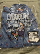 DIXXON Flannel Sz L Chucky "Good Guy" Party Shirt Horror Halloween New Sealed