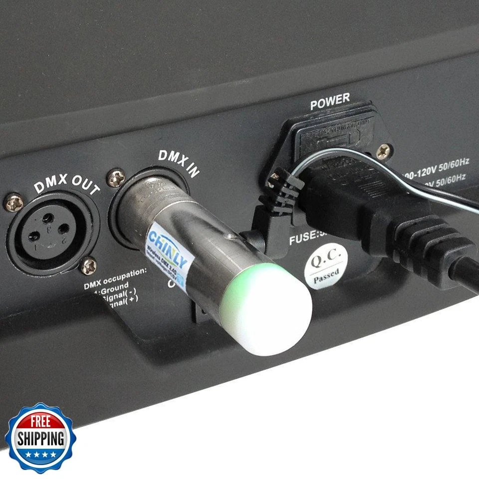 CHINLY 4pcs DMX512 DMX Dfi DJ 2.4G Wireless 3 Receiver with Light Dome and 1  - Image 3 of 4