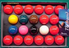 Belgian Aramith Premier Snooker Balls 2 1/4 inch - No Numbers - FREE US SHIPPING