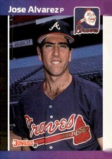 1989 Donruss #405a Jose Alvarez