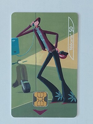 Frankreich 2002 - COOL! OK! tranquille! - internet avec votre Telecarte - gebr.