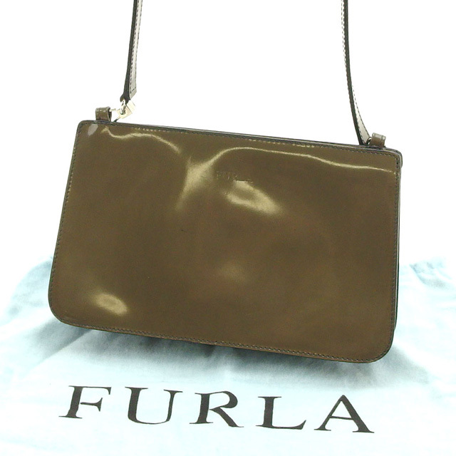 Furla Shoulder bag Grey Woman Authentic Used E865 eBay