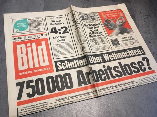 BILDzeitung 14.11.1975 November Geschenk Geburtstag 44. 45. 46. Bonn