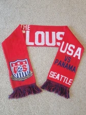 USA vs Panama Soccer Scarf Seattle Sounders Through the Perilous Fight World Cup