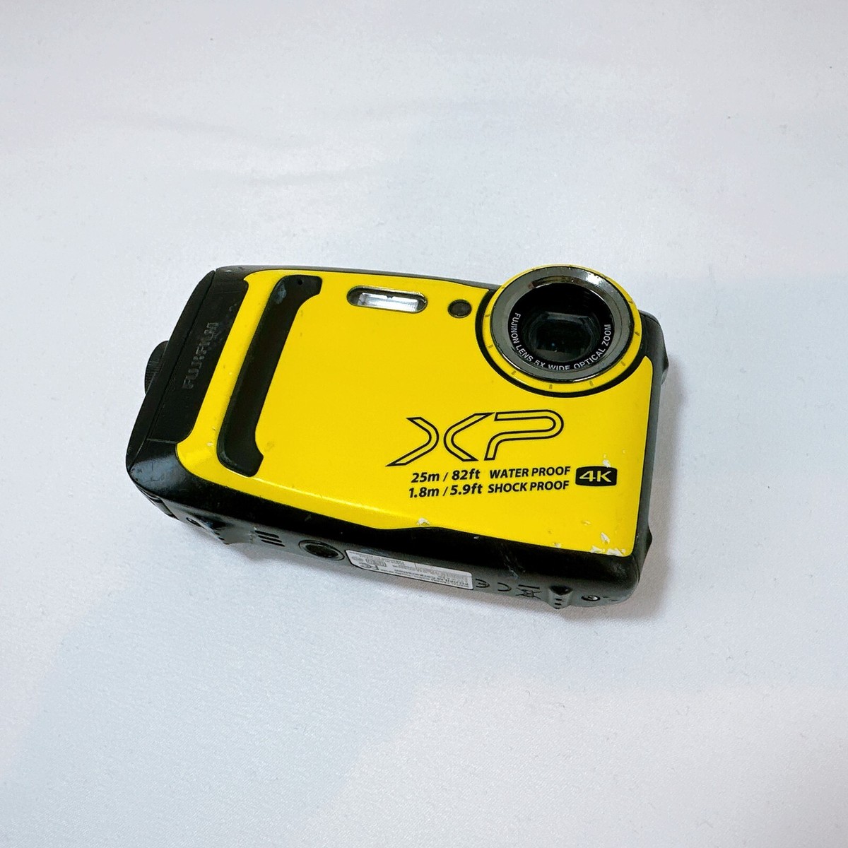 Fujifilm FinePix XP140 Yellow Waterproof Shock Digital Camera USED