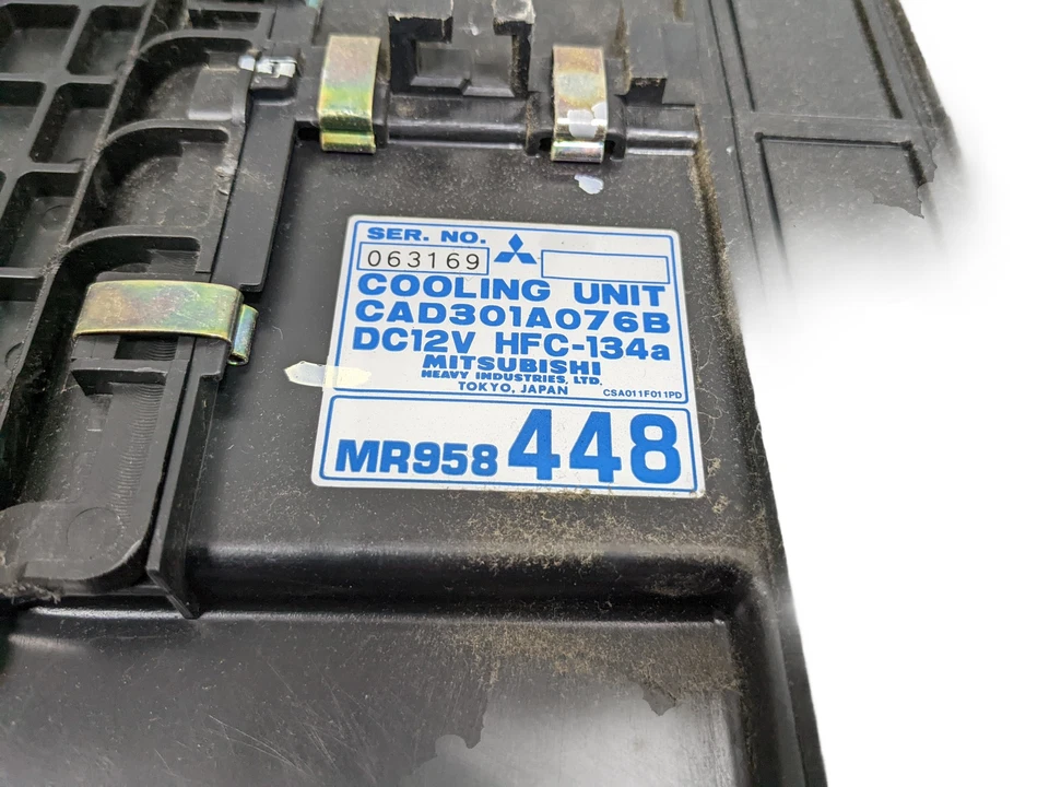00 - 04 Mitsubishi Montero Sport unidade central do aquecedor AC ventilador motor carcaça fabricante de equipamento original - Imagem 3 de 4