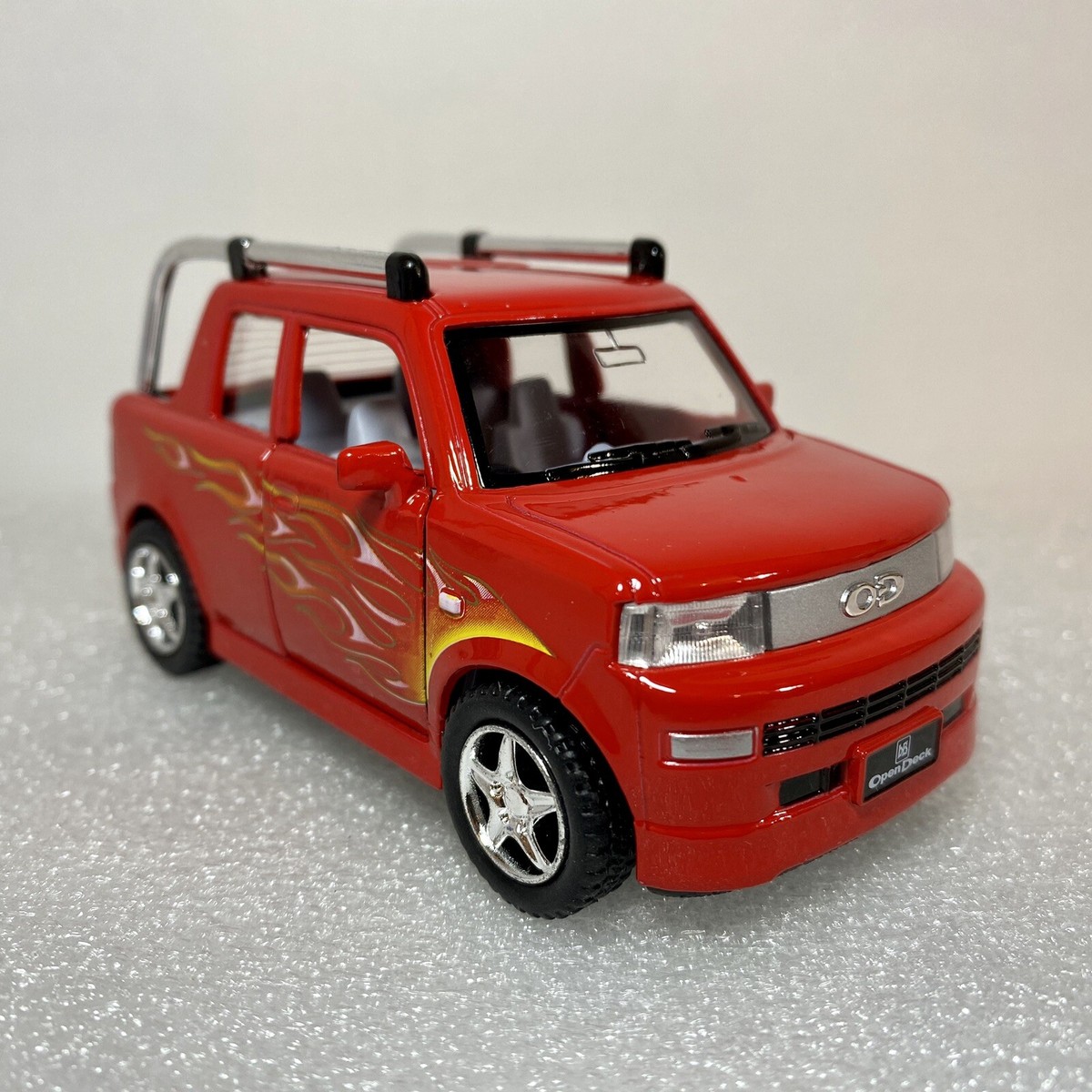 Kinsfun KT4007 Toyota bB / Scion Open Deck 1/34 Scale Diecast Red