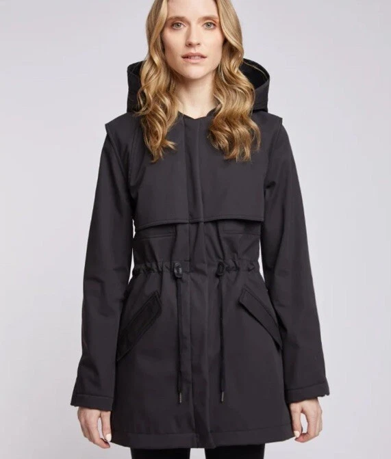 Chaqueta elástica impermeable Mia Melon Provocateur negra talla XS Foto 3 de 4