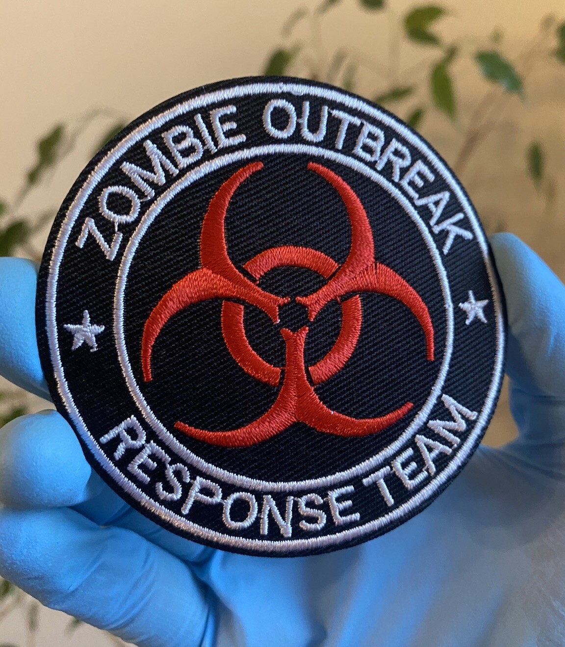 UFO Earth Space Alien Zombie Outbreak Response Team Embroidered Iron On ...