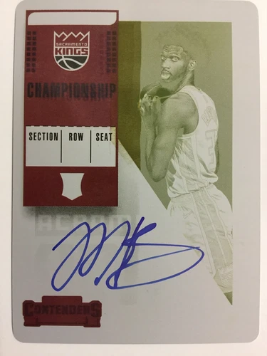Marvin Bagley 1/1 2018-19 Panini Contenders Championship Ticket Rookie Auto