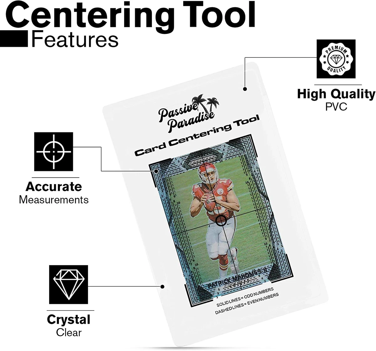 Passive Paradise Card Grading Centering Tool Set, Card Grading Tool