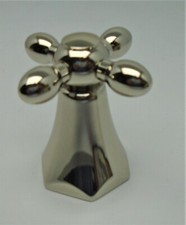 Davinci Carlyle Cross Faucet Handle Polished Nickel W/ Escutcheon NOS P128