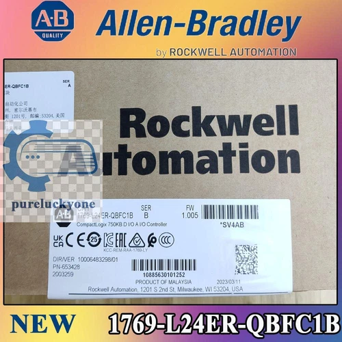New 1769-L24ER-QBFC1B CompactLogix 750KB Controller Fast Shipping 1PC SerB