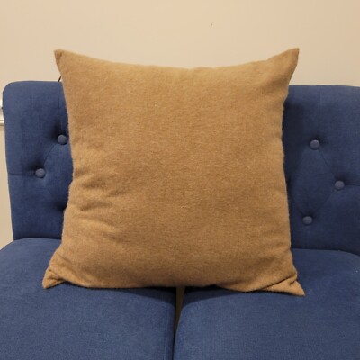 Banana Republic Home  - Tan Forever Cashmere Pillow - 18 × 18IN - New With Tags