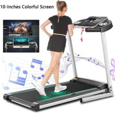 Treadmill 3.25/2HP Electric Cardio Running Machine Incline Foldable for Home&Gym
