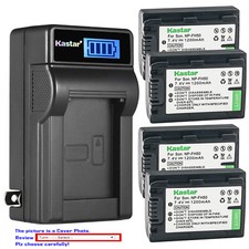 Kastar Battery AC Wall Charger for Sony NP-FH50 DCR-DVD108 DCR-DVD109 DCR-DVD110