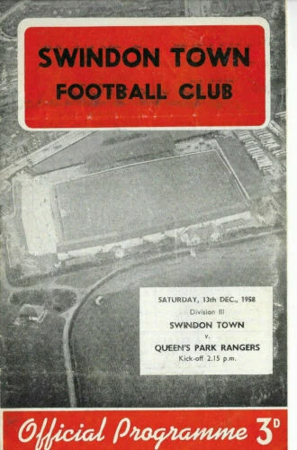 Division 3 Football League Fixture Programmes (1958-1969)