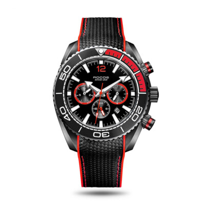 Men s Automatic Mechanical Watch 100M Waterproof Sapphire Ceramic Rotating Bezel