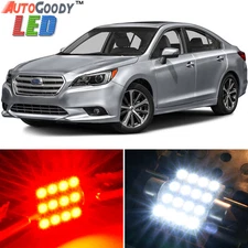 14 x Premium Red LED Lights Interior Package Kit for Subaru Legacy 2010-2017
