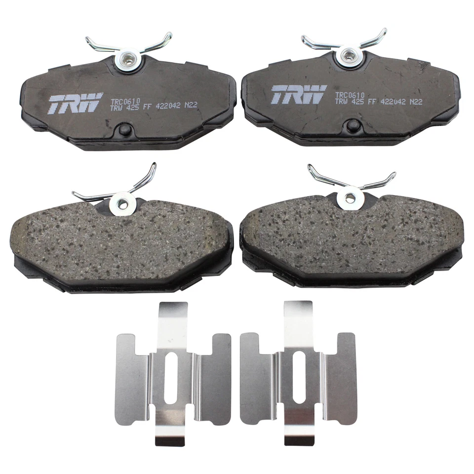 Pastilla de freno trasera de cerámica TRW Pro para Ford Taurus Lincoln Continental Mercury Sable Foto 2 de 4